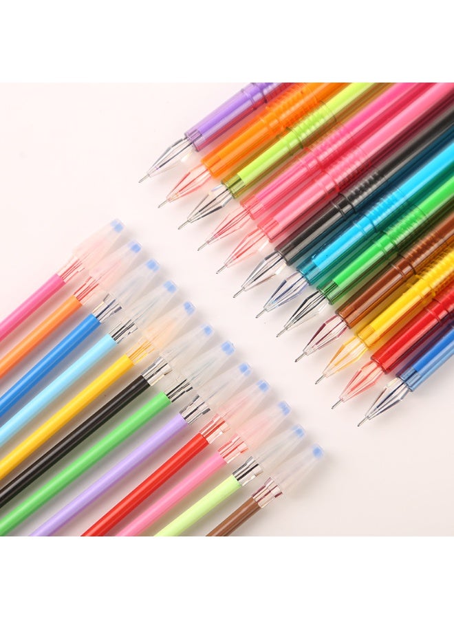 كاكو 12 قلم جل ماسي، 12 لونًا من أقلام الحبر الجاف، مثالية للمكتب والمدرسة، هدايا للأولاد والبنات. - Image 3